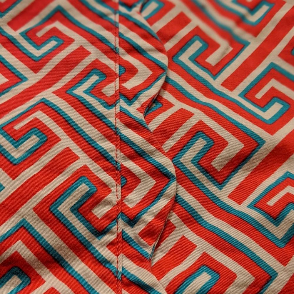 Crown & Ivy Multi Colored Skort, Geometric Pattern